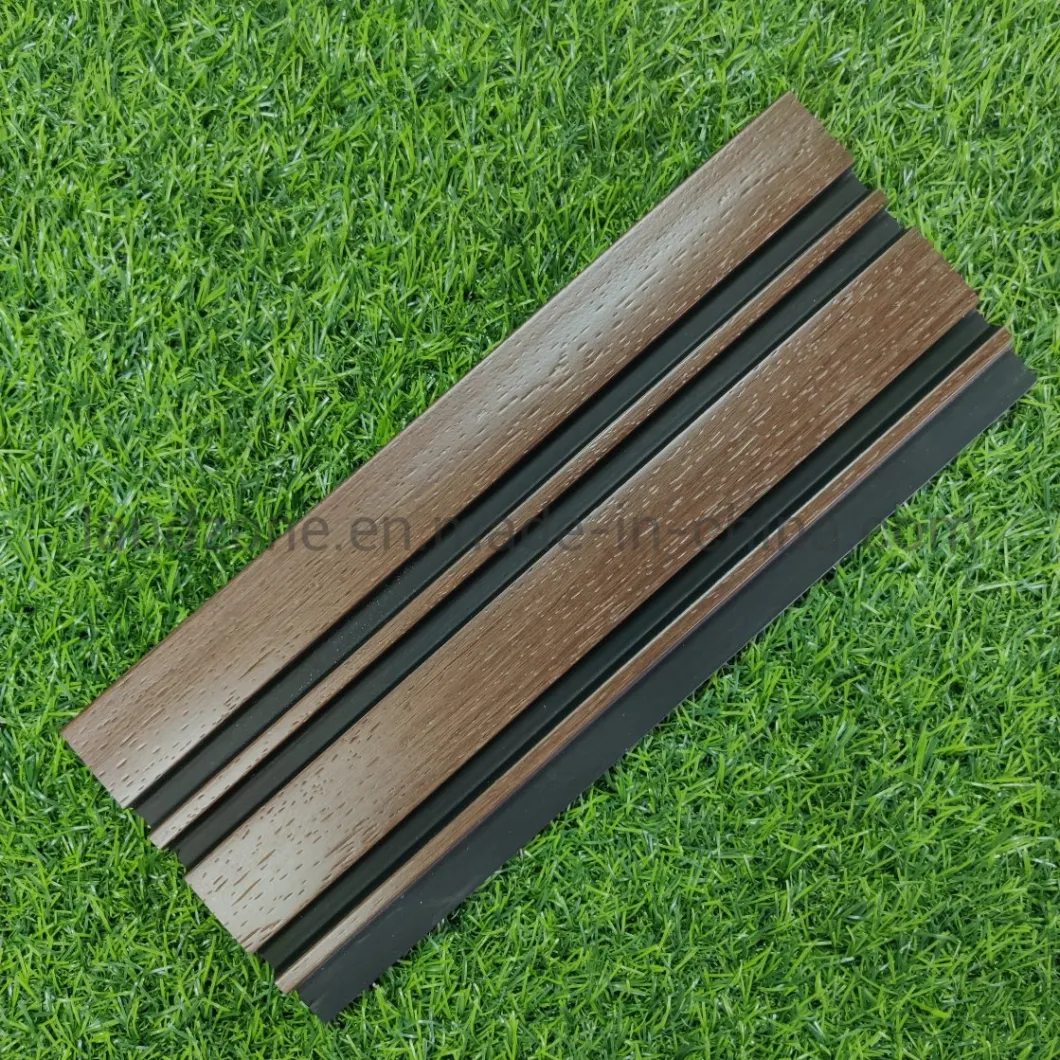 Waterproof Wall Cladding PS Ceiling Wall Panel Charcoal Louver Panel