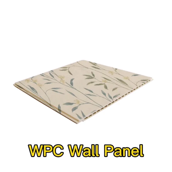 Paneles de pared decorativos WPC compuestos de madera y fibra de bambú Tablero de yeso hueco o sólido integrado con metopa interior